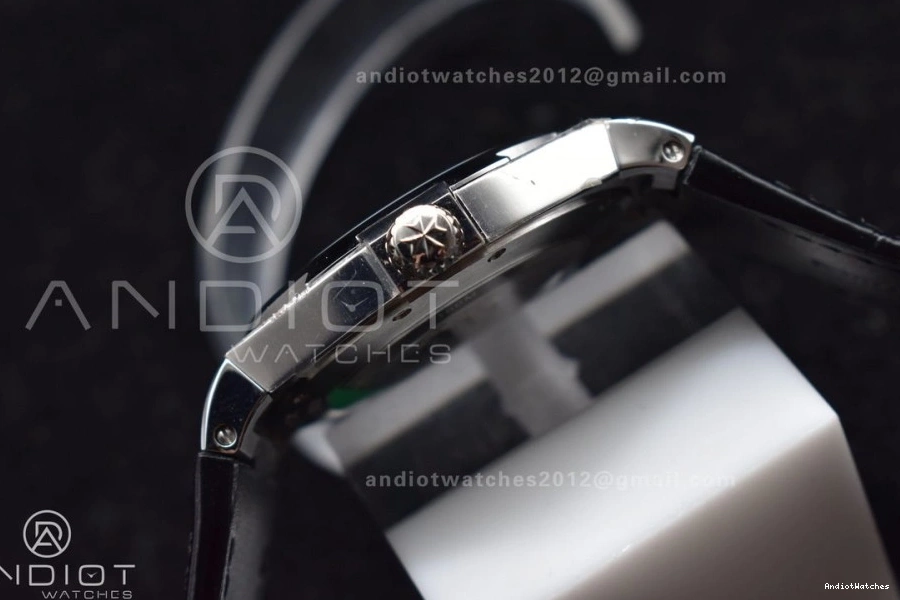 Black SportInspired Maker Dial Black 8F Overseas Strap on 932 Rubber SS 0426